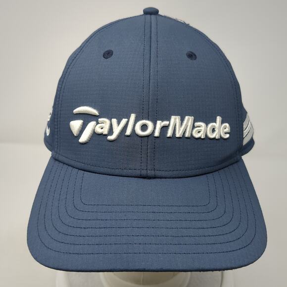 TaylorMade TP5 Sim Strapback Hat Blue One Size Embroidered Outdoor - Picture 2 of 10